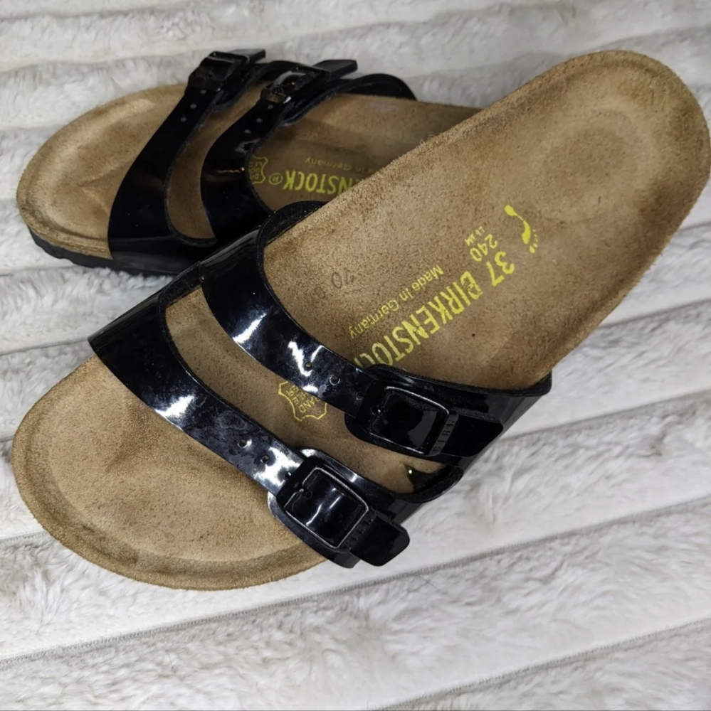 Birkenstock Ibiza sandals shoe black excellent condition size 37